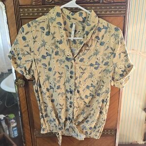 Floral Button-Up Shirt